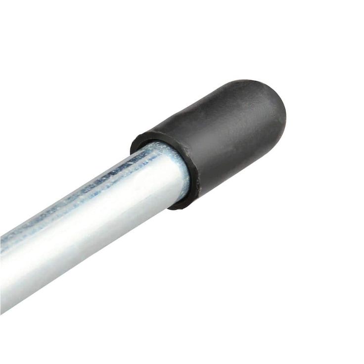 Everbilt 1 in. x 1 in. x 4 ft. White Step-In Fence Post