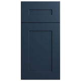 Home Decorators Collection Newport 27 in. W x 21 in. D x 34.5 in. H Assembled Plywood Sink Base Bath Cabinet in Mythic Blue with Soft Close
