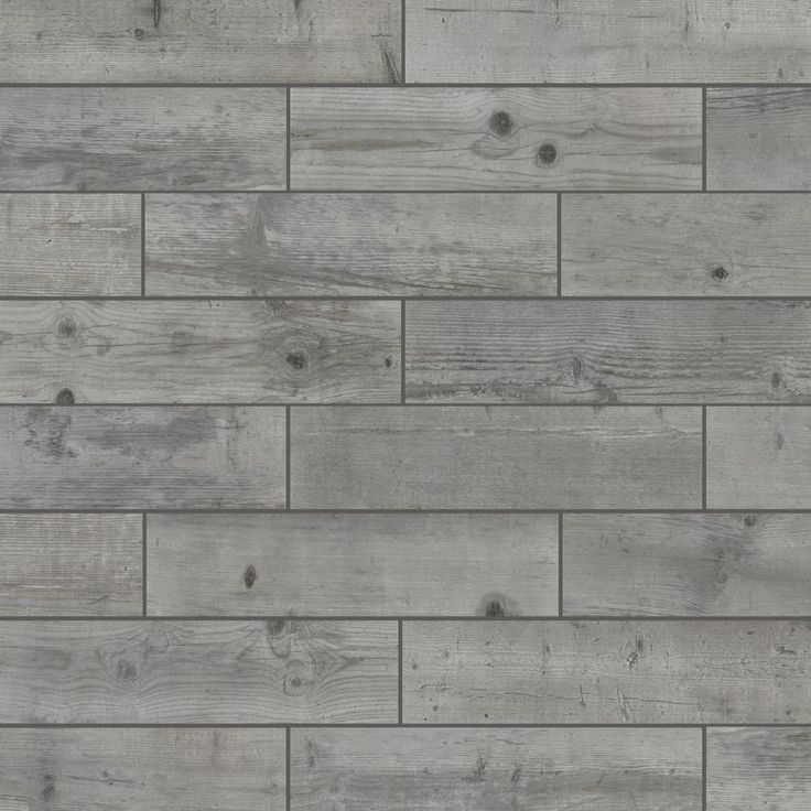 Florida Tile Home Collection Timber Grey 6 in. x 24 in. Porcelain Floor and Wall Tile (14 sq. ft. / case)