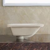 Boyel Living 21 in. x 13 in. Ceramic Rectangular Lavatory Undercounter Bathroom Sink in White