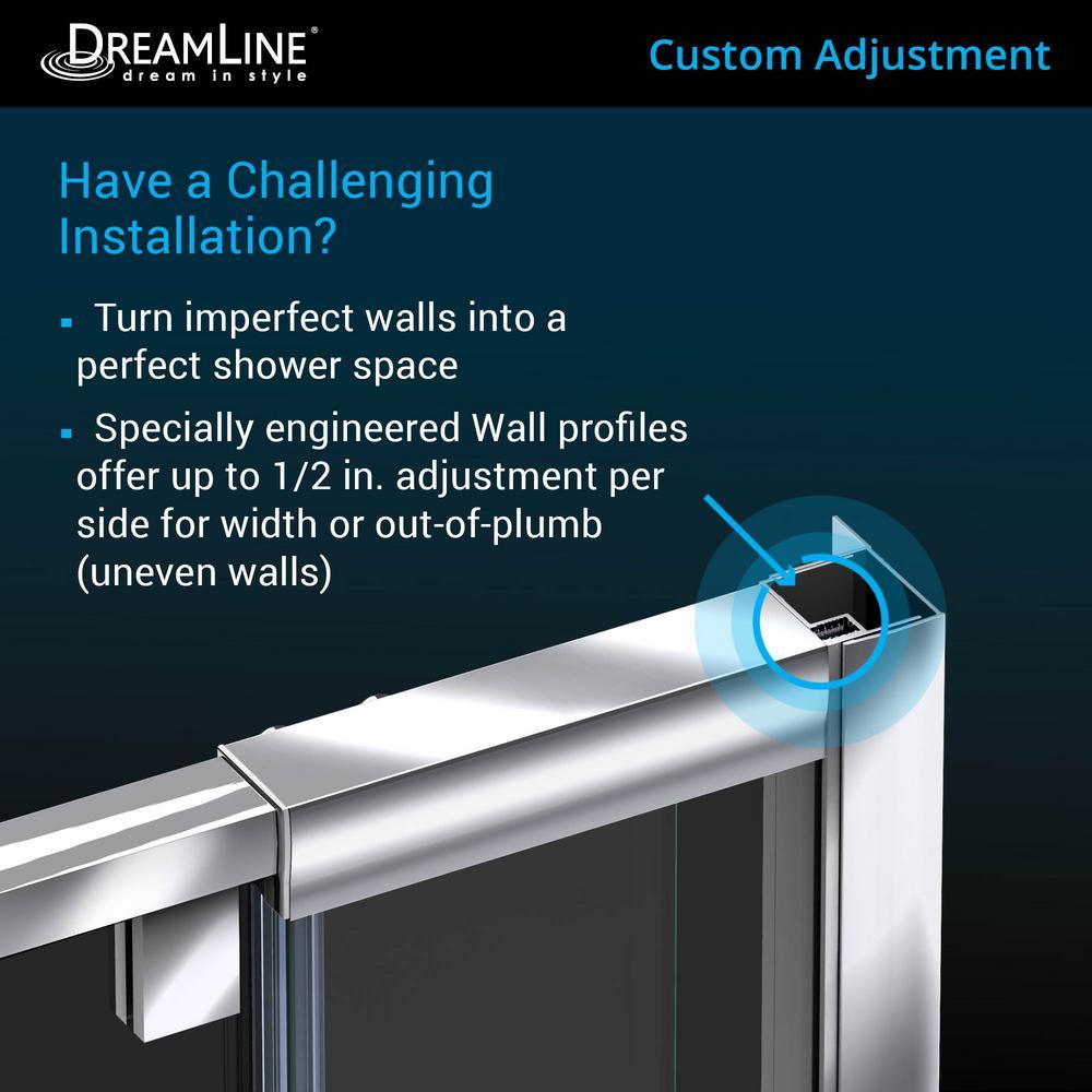 Flex 32 in. x 32 in. x 76.75 in. Pivot Shower Kit Door in Brushed Nickel with Center Drain White Base and Back Walls Kit - Super Arbor