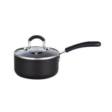 8-Piece Aluminum Nonstick Cookware Set in Black