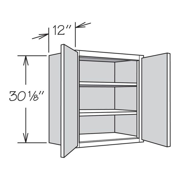 allen + roth Aveley 36-in W x 30.125-in H x 12-in D Linen Maple Door Wall Semi-Custom Cabinet