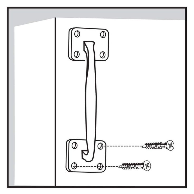 Oil Rubbed Bronze Offset Pull Handle