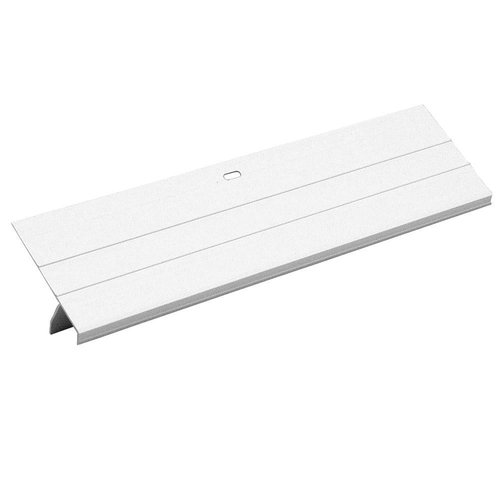 3 in. x 10 ft. White Vinyl Drip Edge Flashing