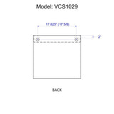 Dyconn Novara All in One Solid Surface Pedestal in Matte White