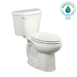 Colony 10 in. Rough-In 2-Piece 1.28 GPF Single Flush Elongated Toilet in White, Seat Not Included - Super Arbor