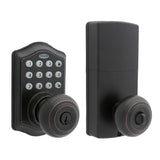 Oil Rubbed Bronze Keypad Electronic Knob Entry Door Lock - Super Arbor