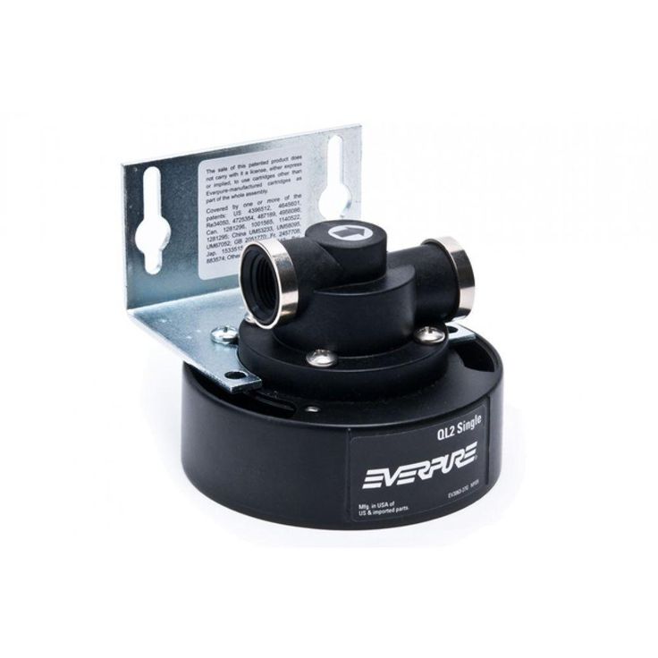 3-1/5 in. x 4-1/2 in. Single Filter Head with Bracket and 3/8 in. NPT Threads