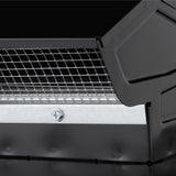 3 in. to 4 in. Roof Vent Kit for Round Duct Steel in Black - Super Arbor