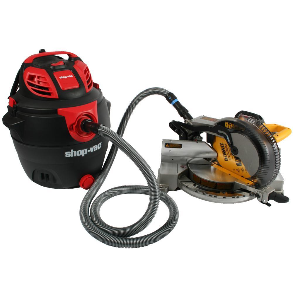 20 ft. Vacuum Hose with Expanded Multi-Brand Power Tool Dust Collection Adapter Set and Attachment Kit for Wet/Dry Vacs - Super Arbor