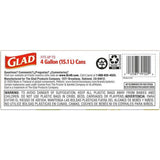 Glad OdorShield 34-Pack 4-Gallon White Plastic Wastebasket Trash Bag