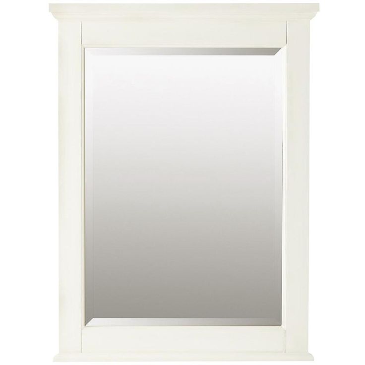 24 in. W x 32 in. H Framed Rectangular  Bathroom Vanity Mirror in seaglass