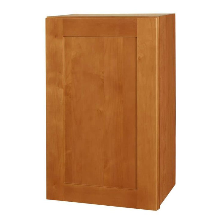 Home Decorators Collection Newport 12 in. W x 12 in. D x 36 in. H Assembled Plywood Wall Kitchen Cabinet in Cinnamon with Soft Close