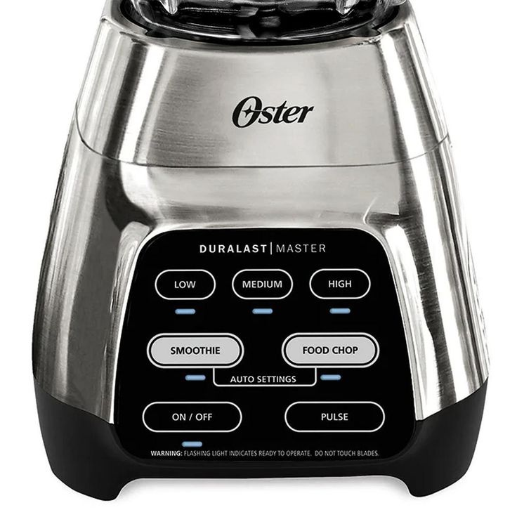 Master Series 48 oz. 6-Speed Stainless Steel 800 Watt Blender with Glass Jar