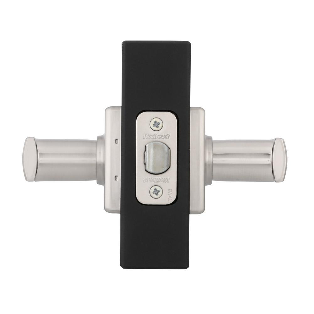 Vedani Square Satin Nickel Passage Hall/Closet Door Lever - Super Arbor