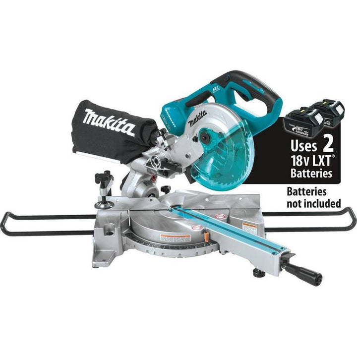 18-Volt X2 LXT Lithium-Ion 1/2 in. Brushless Cordless 7-1/2 in. Dual Slide Compound Miter Saw (Tool-Only)