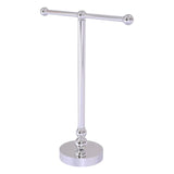 Allied Brass Vanity Top 2 Arm Guest Towel Holder in Matte White