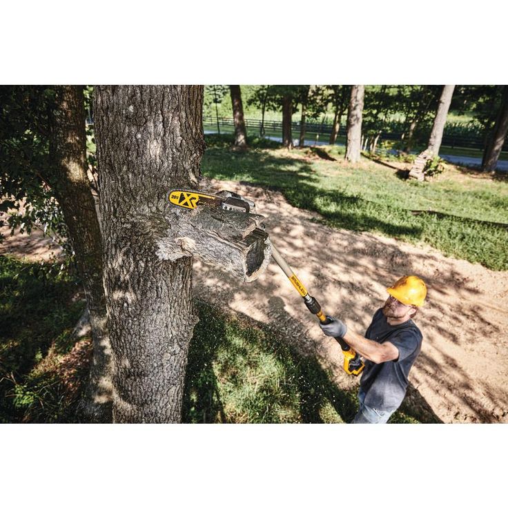 DEWALT 20V MAX Brushless Cordless String Trimmer with Bonus 8 in. 20V Pole Saw & 22 in. 20V Hedge Trimmer (Tools Only)