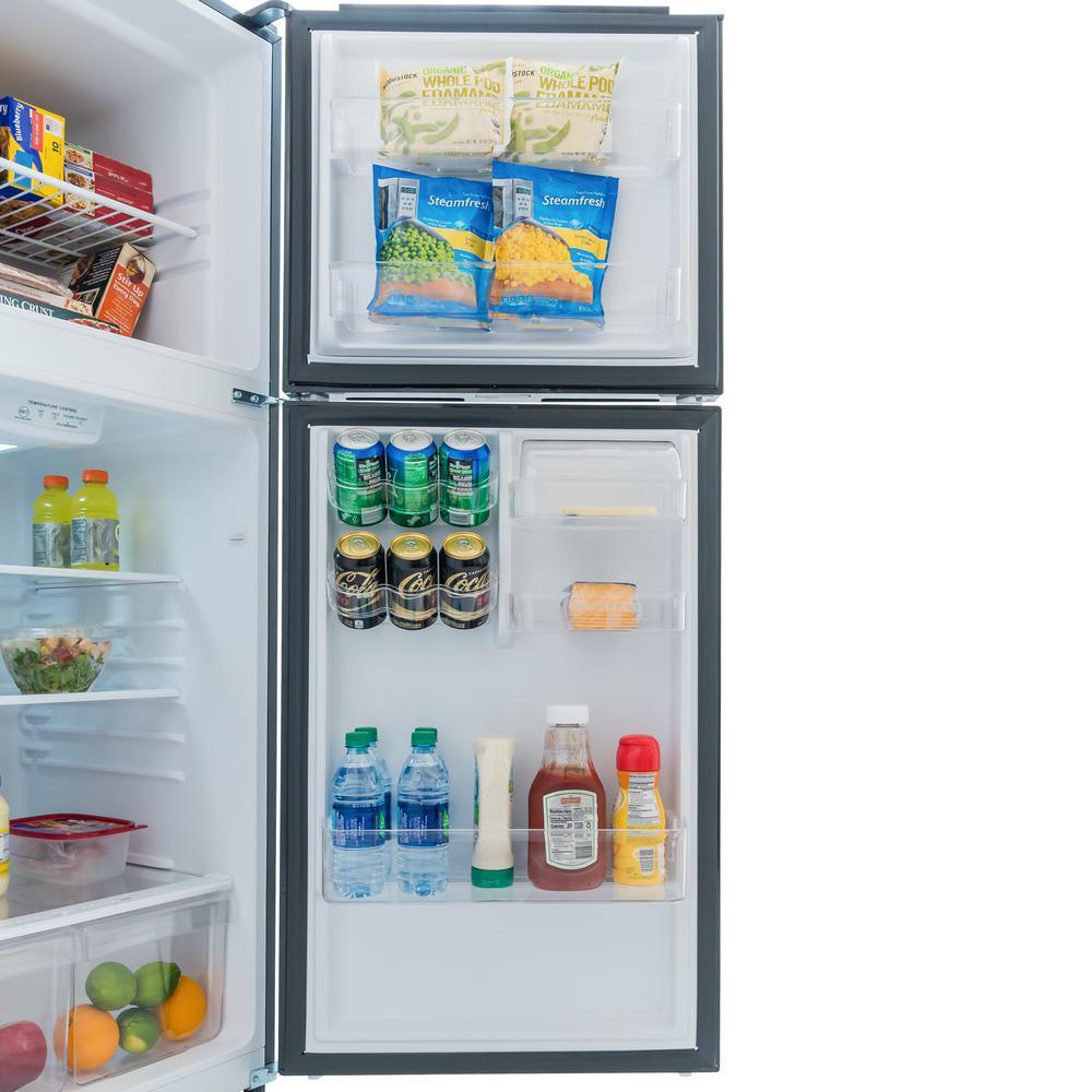 10.1 cu. ft. Top Freezer Refrigerator in Black - Super Arbor