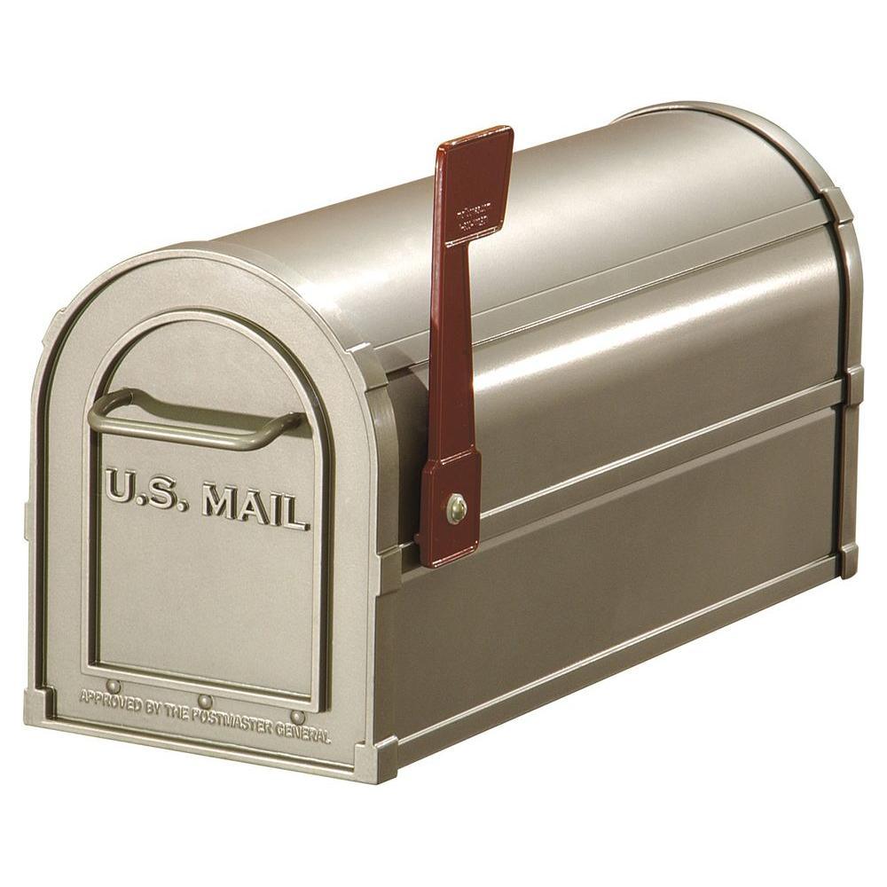 4800 Series Post-Mount Antique Rural Mailbox - Super Arbor