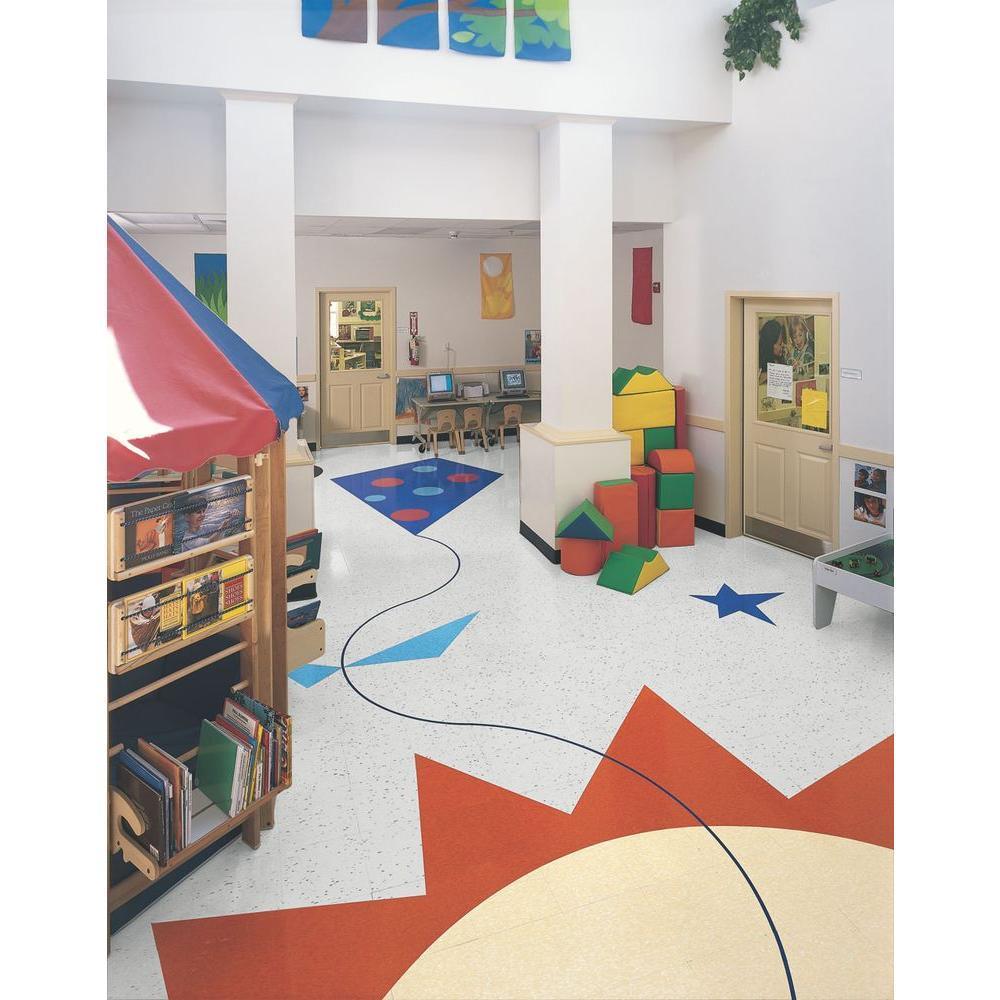 Armstrong Imperial Texture VCT 12 in. x 12 in. Buttercream Yellow Standard Excelon Commercial Vinyl Tile (45 sq. ft. / case) - Super Arbor