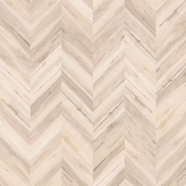 Chevron Navarra Maple 22 MIL x 12 in. W x 28 in. L Click Lock Waterproof Luxury Vinyl Plank Flooring (18.9 sq. ft./Case)