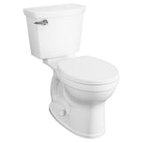 Champion 4 Max Tall Height 2-piece 1.28 GPF Single Flush Round Front Toilet in White with Slow Close Seat - Super Arbor