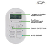 myTouchSmart Programmable Indoor Plug-In Digital Timer, 1-Outlet, 26892