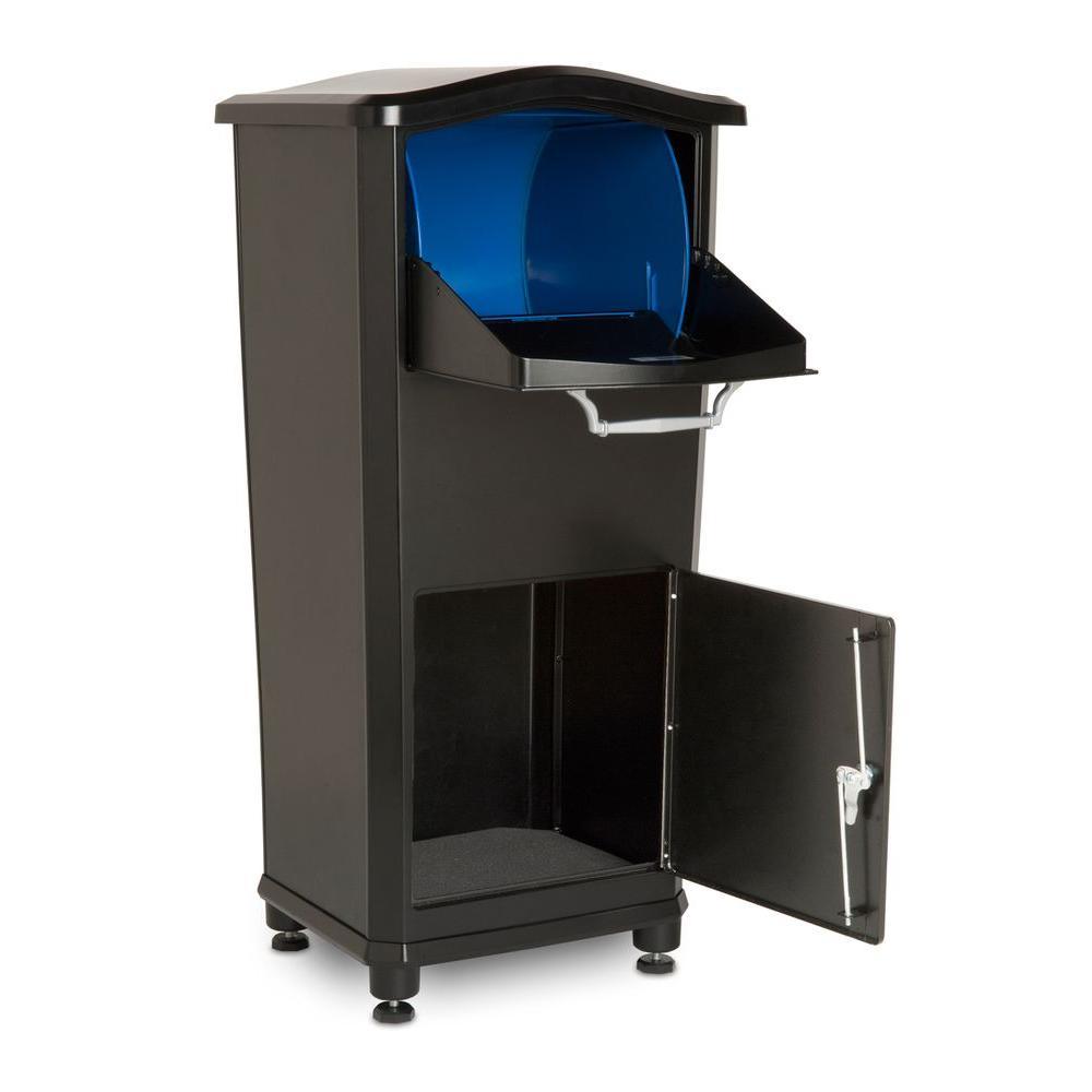 Elephantrunk Black Locking Extra-Large Mailbox Parcel Drop - Super Arbor