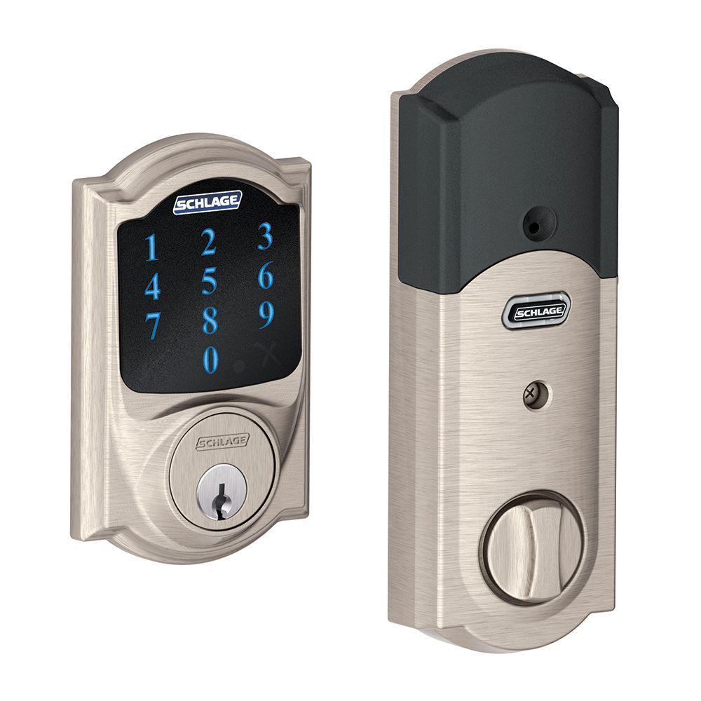 Camelot Aged Bronze Connect Smart Door Lock with Alarm (2-Pack) - Super Arbor