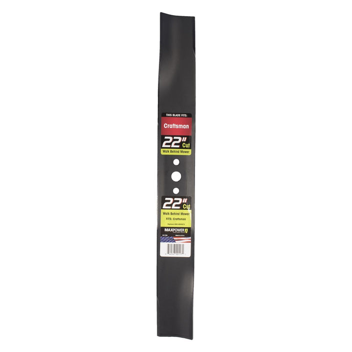 MaxPower 22 in. Standard Mower Blade for Walk-Behind Mowers, 1-Pack
