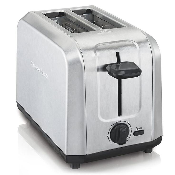 Stainless Steel 2 Slice Toaster with Extra Wide Slots
