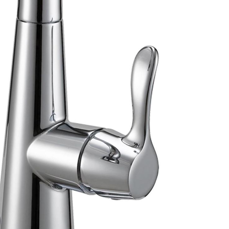 EZ-FLO Tuscany Chrome 1-Handle Deck-Mount Pull-Down Handle Kitchen Faucet (Deck Plate Included)