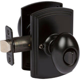 Italian Collection Canova Black Bed/Bath Door Knob - Super Arbor