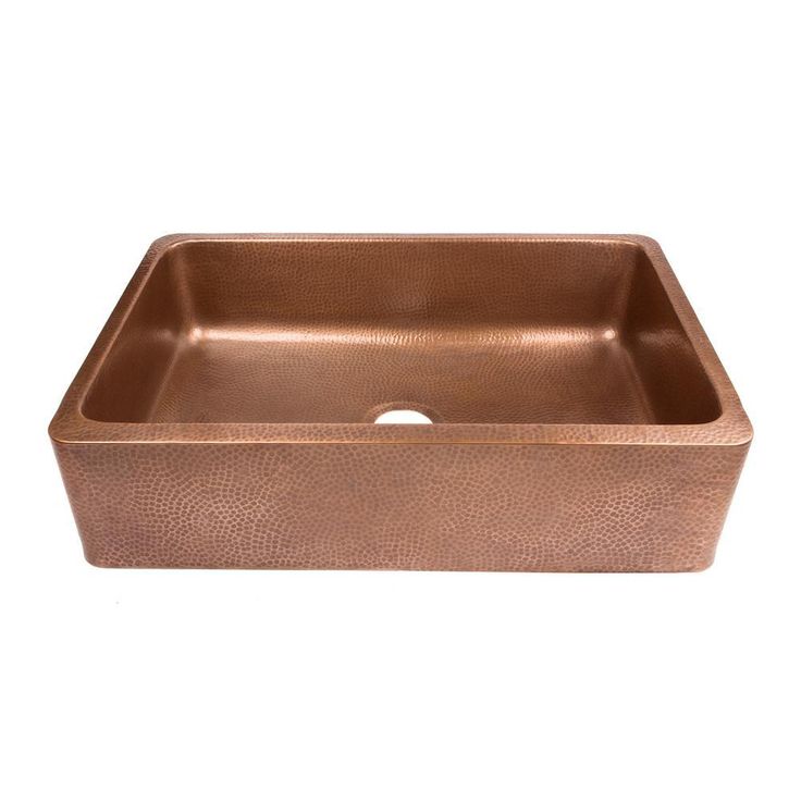 Lange All-in-One Farmhouse Apron Copper Sink 32 in. Single Bowl Kitchen Sink with Pfister Faucet and Drain in Bronze
