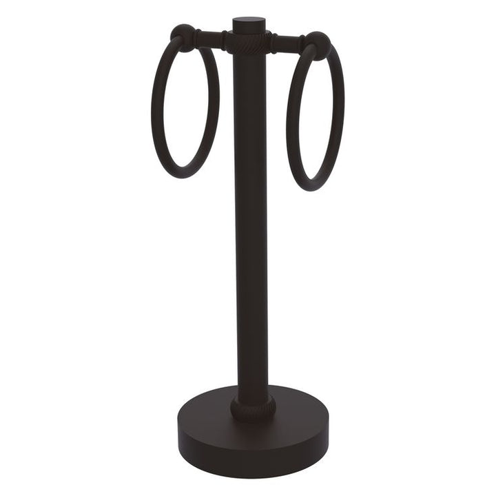 Allied Brass Oil-Rubbed Bronze Freestanding Countertop Towel Ring
