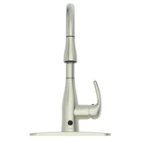 Motion Activated Single-Handle Pull-Down Sprayer Kitchen Faucet in Oil Rubbed Bronze - Super Arbor