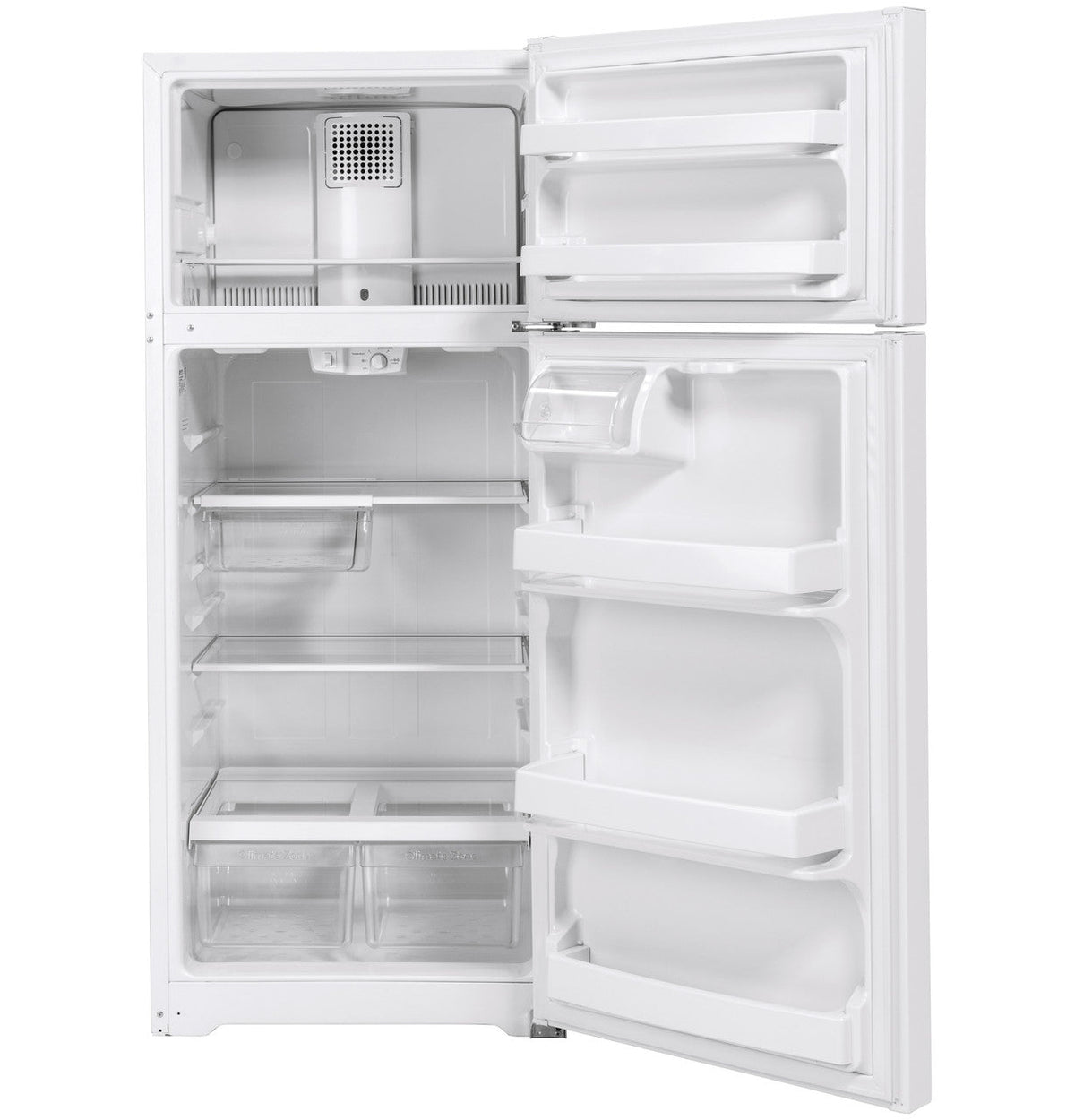 GE 17.5 cu. ft. Top Freezer Refrigerator in White, GTS18HGNRWW