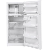 GE 17.5 cu. ft. Top Freezer Refrigerator in White, GTS18HGNRWW