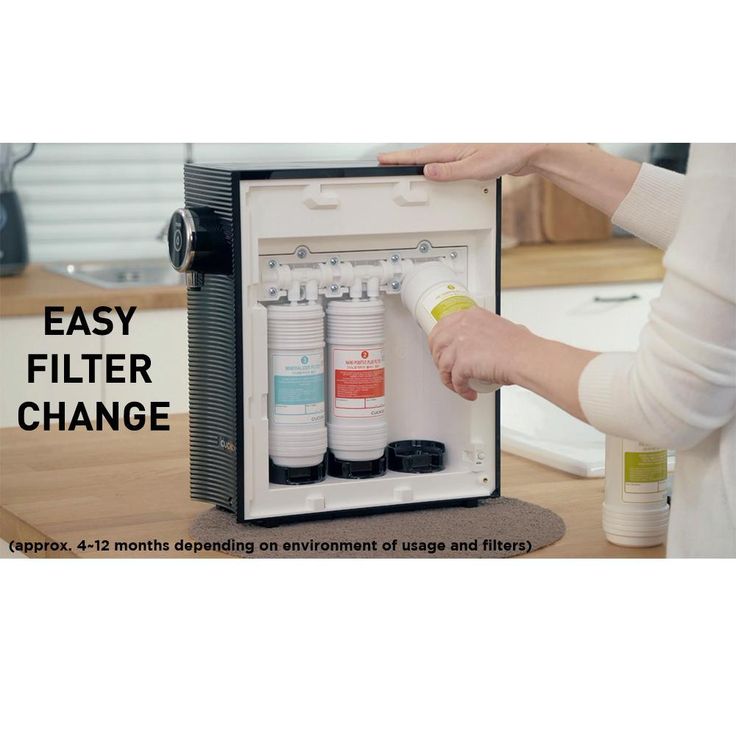 Tankless Countertop Water Purifier/Dispenser in Black