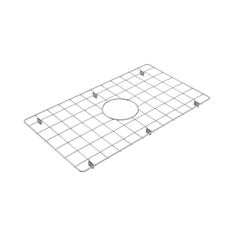 Farmhouse Apron-Front Fireclay 30 in. Single Bowl Kitchen Sink in White with Grid