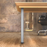 34-1/4 in. Chrome Metal Round Adjustable Leg - Super Arbor
