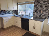 Art3d Gray Marble 12 in. x 12 in. Peel and Stick Wall Tile Backsplash (6-Pack)