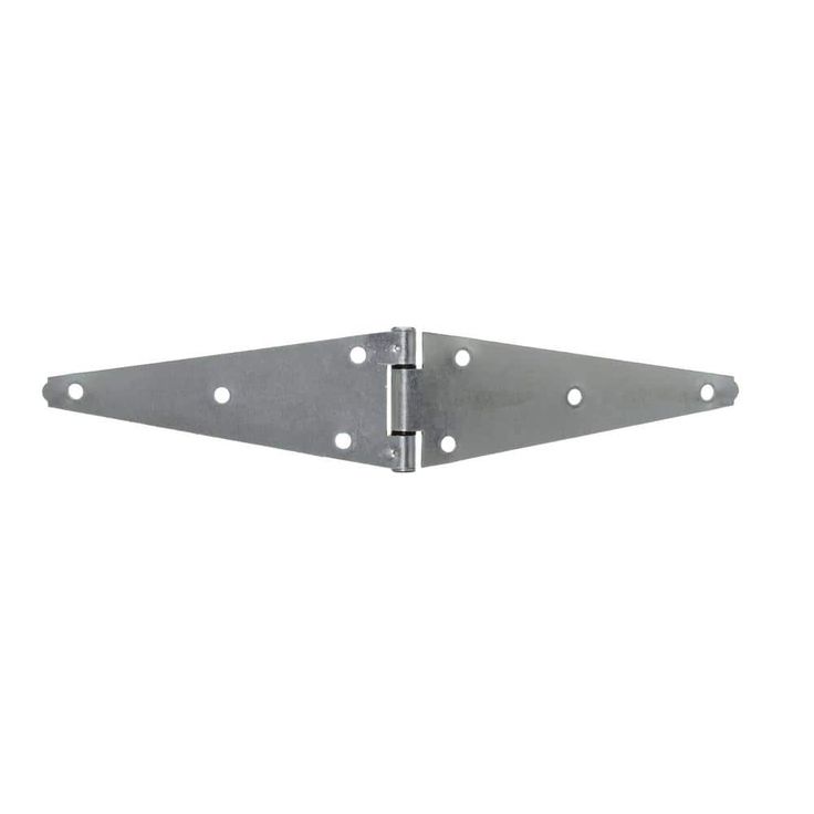 Everbilt 10 in. x 10 in. Zinc-Plated Heavy Duty Strap Hinge