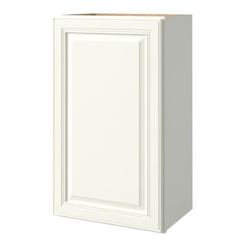 allen + roth Dawley 18-in W x 36.125-in H x 12-in D Linen Maple Door Wall Semi-Custom Cabinet