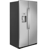 GE 21.8 cu. ft. Side-by-Side Refrigerator, Fingerprint Resistant Stainless Steel, Counter-Depth (GZS22IYNFS)