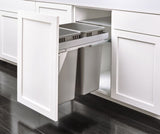 Rev-A-Shelf 50-Quart Plastic Soft Close Pull Out Trash Can
