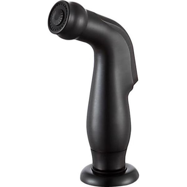 Farnese Single-Handle Standard Kitchen Faucet with Side Sprayer in Oil Rubbed Bronze - Super Arbor