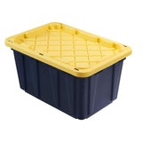 27 Gal. Tough Storage Bin in Black - Super Arbor